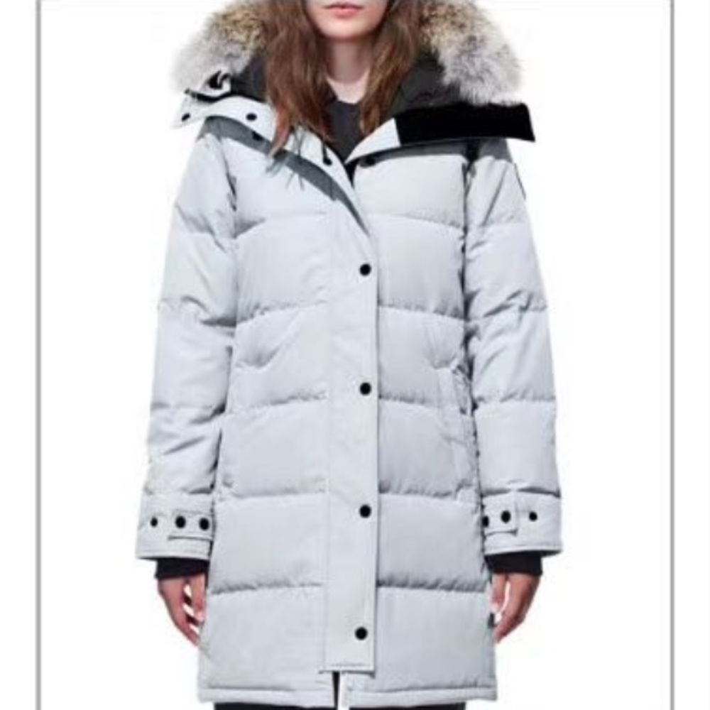 Authentic Canada Goose Shelburne Women's Puffer Jacket w/ Fur Hood Black label